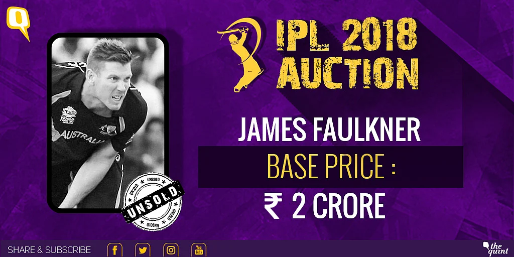 IPL Auction 2018 Live: Rashid Khan Goes to SRH, Malinga Unsold
