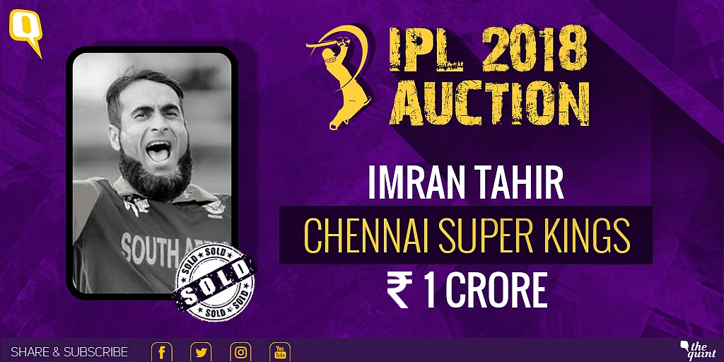 IPL Auction 2018 Live: Rashid Khan Goes to SRH, Malinga Unsold