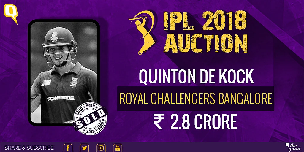 IPL Auction 2018 Live: Rashid Khan Goes to SRH, Malinga Unsold