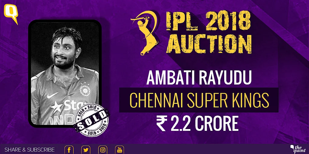 IPL Auction 2018 Live: Rashid Khan Goes to SRH, Malinga Unsold