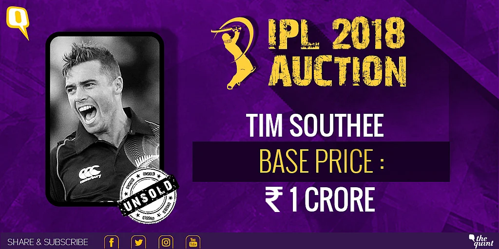 IPL Auction 2018 Live: Rashid Khan Goes to SRH, Malinga Unsold