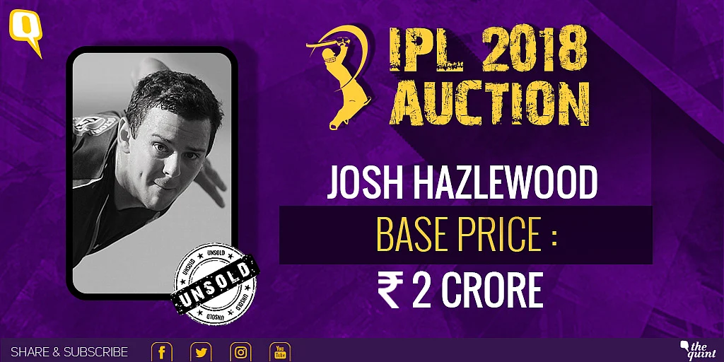 IPL Auction 2018 Live: Rashid Khan Goes to SRH, Malinga Unsold