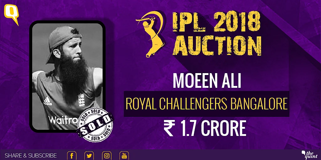 IPL Auction 2018 Live: Rashid Khan Goes to SRH, Malinga Unsold