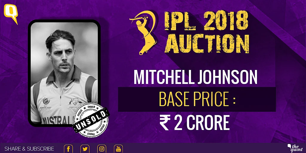 IPL Auction 2018 Live: Rashid Khan Goes to SRH, Malinga Unsold