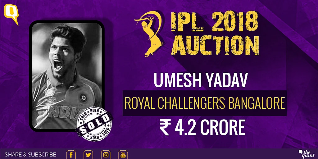 IPL Auction 2018 Live: Rashid Khan Goes to SRH, Malinga Unsold