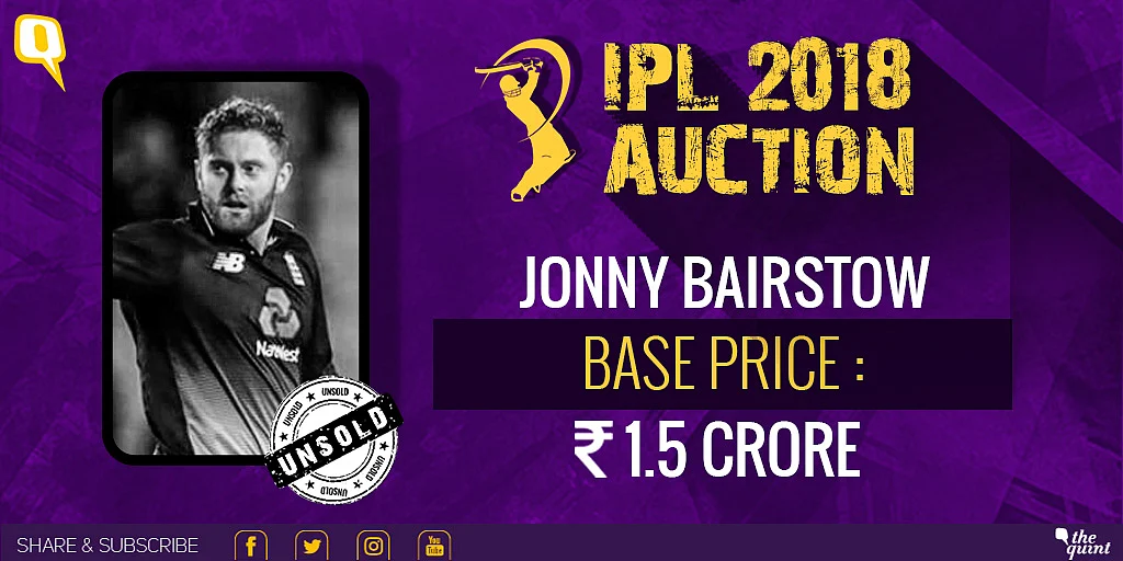 IPL Auction 2018 Live: Rashid Khan Goes to SRH, Malinga Unsold