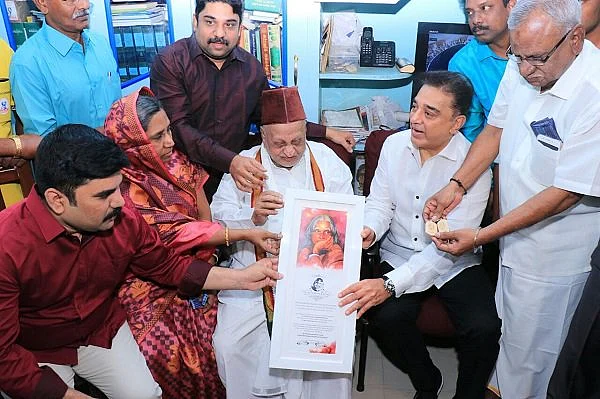 Kamal Haasan at APJ Abdul Kalam’s house