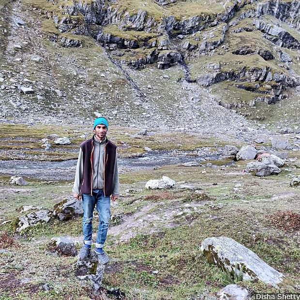 Karan Sharma, 23, talks about the impact of climate change on his livelihood and that of others in his village.