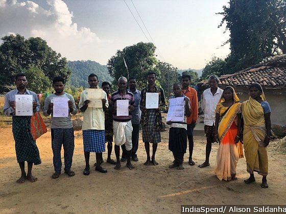 The Paharikorwas, a particularly vulnerable tribal group, of Govindpur village in Sarguja district, northern Chhattisgarh. Barely a quarter of 222 households in the village, have received titles--and to less land than they said is due to them.