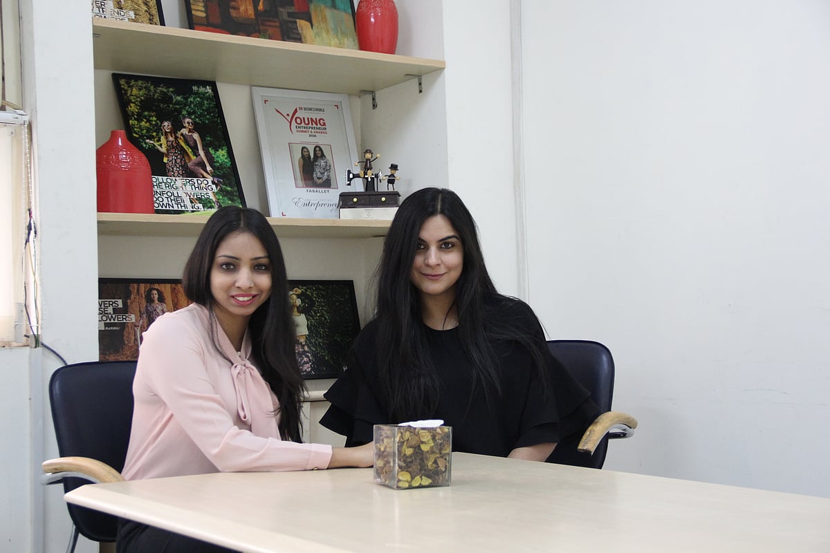  Shivani Poddar &amp; Tanvi Malik, co-founder of FabAlley. (Source: FabAlley)