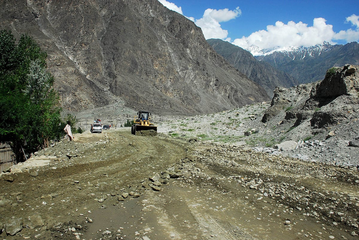 The Karakoram mountain range in Pakistan. (Photographer: Mani Rana/Bloomberg)