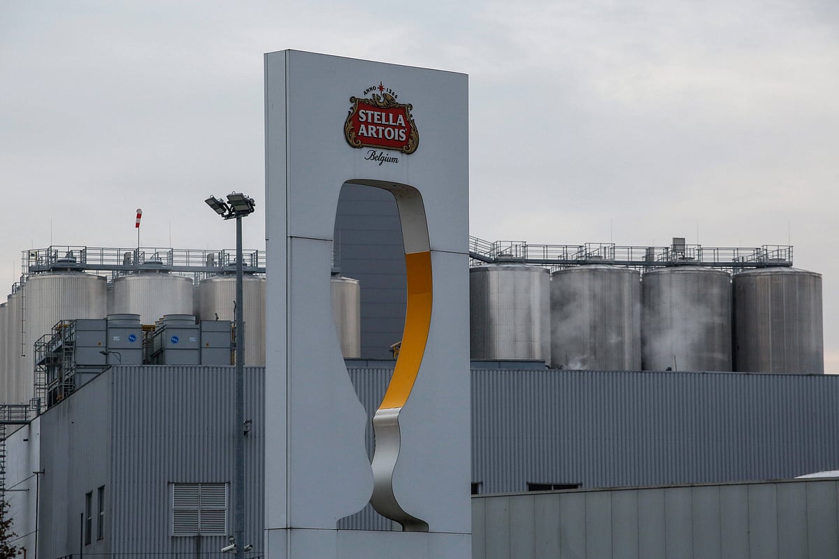 Anheuser-Busch InBev NV brewery in Leuven, Belgium (Photographer: Dario Pignatelli/Bloomberg)