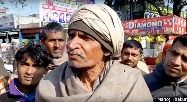 Mohan Lal, 65, has worked for over 30 years in a Yamunanagar plywood factory. Today, the man who was once an expert in cutting plywood, seeks odd jobs at construction sites. His income dropped from Rs 16,000 a month before demonetisation, to Rs 3,000-Rs 5,000 now.