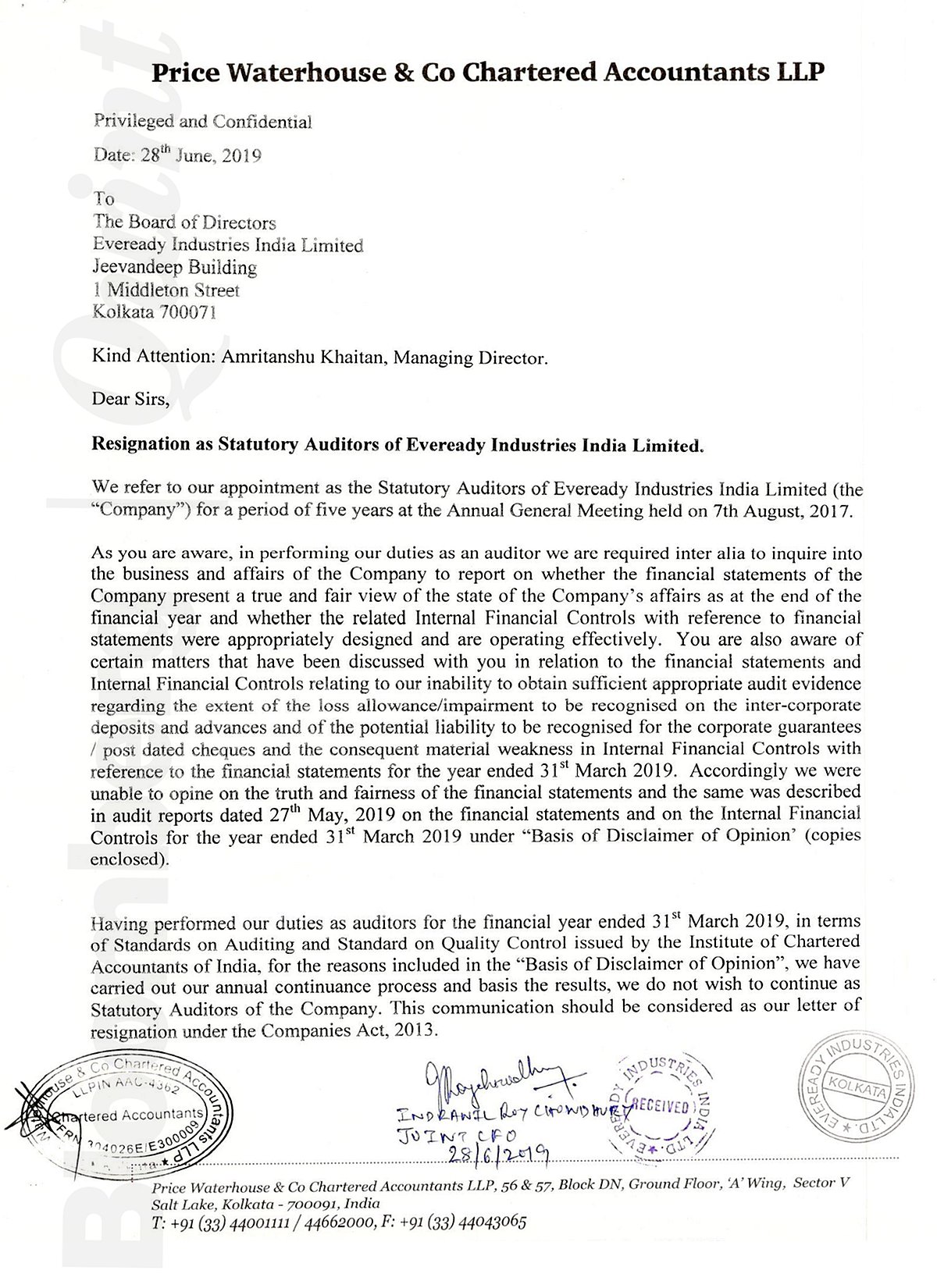 PwC Raises Concerns Over ‘Fairness’ Of Eveready’s Financial Statement