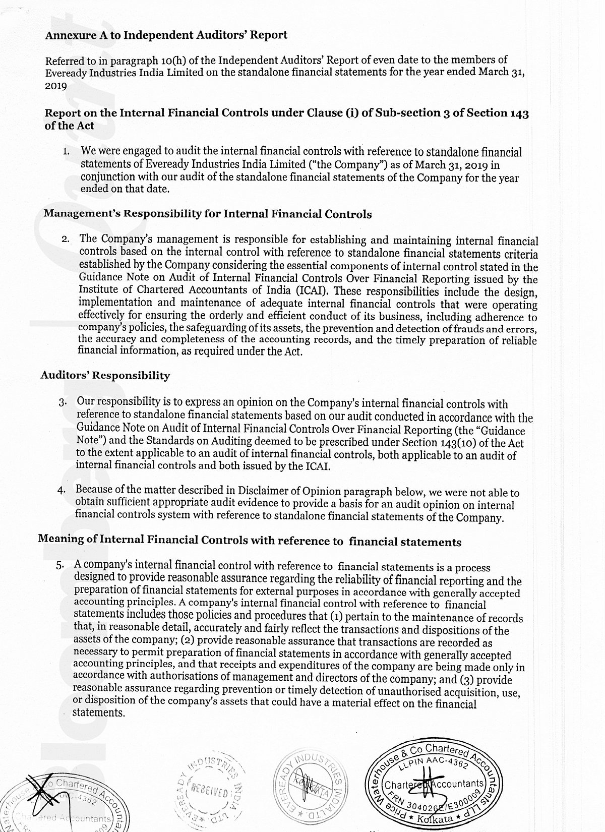 PwC Raises Concerns Over ‘Fairness’ Of Eveready’s Financial Statement