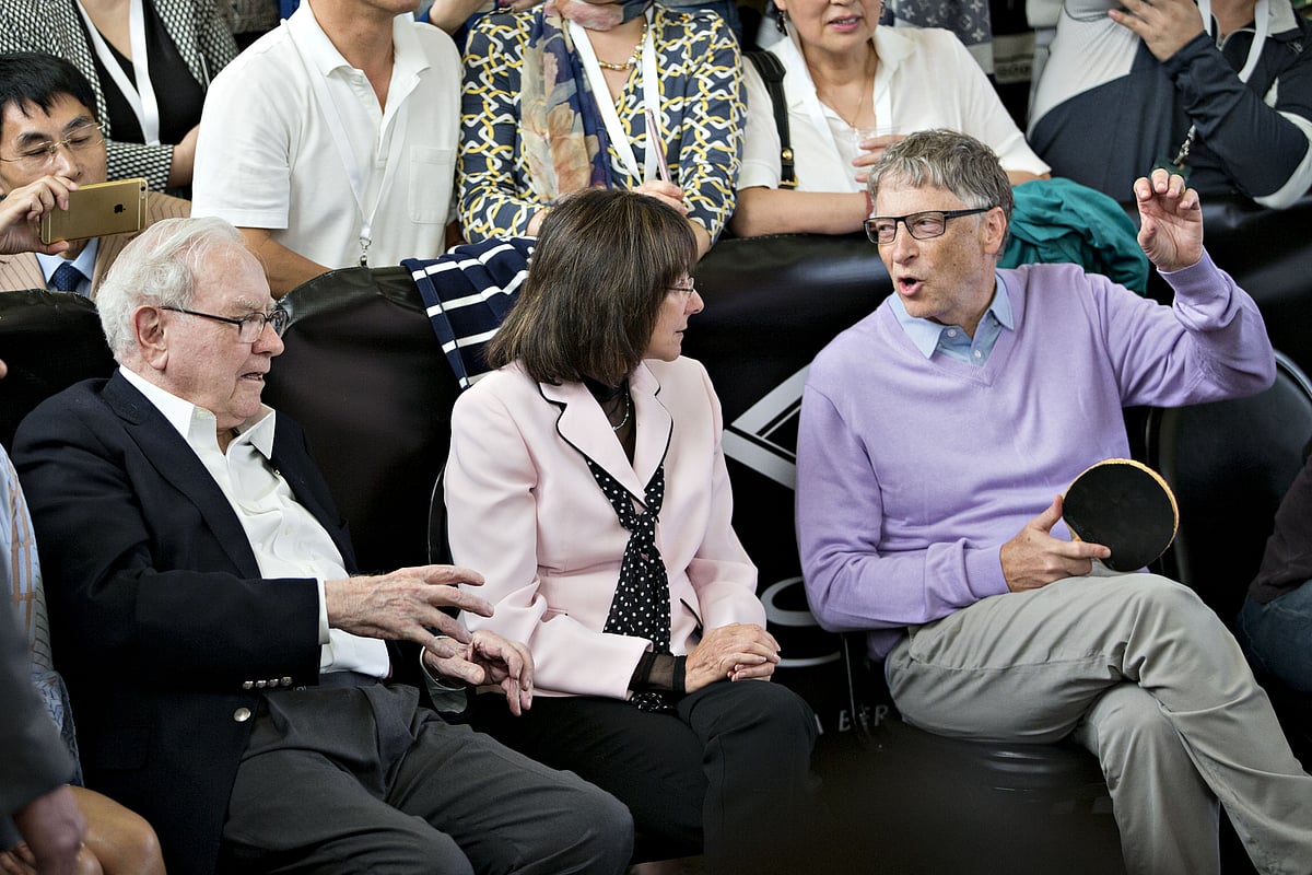 Warren Buffett and Bill Gates. (Photographer: Daniel Acker/Bloomberg)