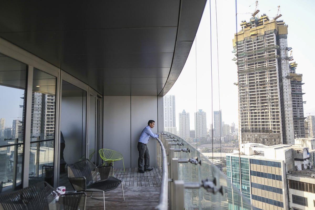 A model apartment at The Lodha World Towers, in Mumbai. (Photographer: Dhiraj Singh/Bloomberg)