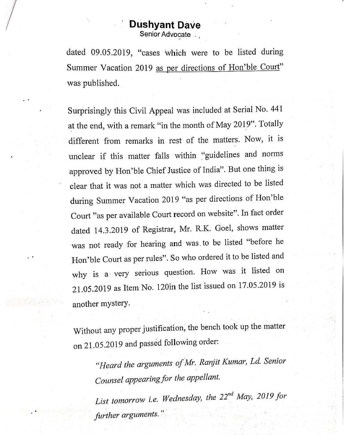 Dushyant Dave Alleges Procedural Violations In Hearing Adani Group Cases In Letter To Supreme Court Chief Justice Gogoi