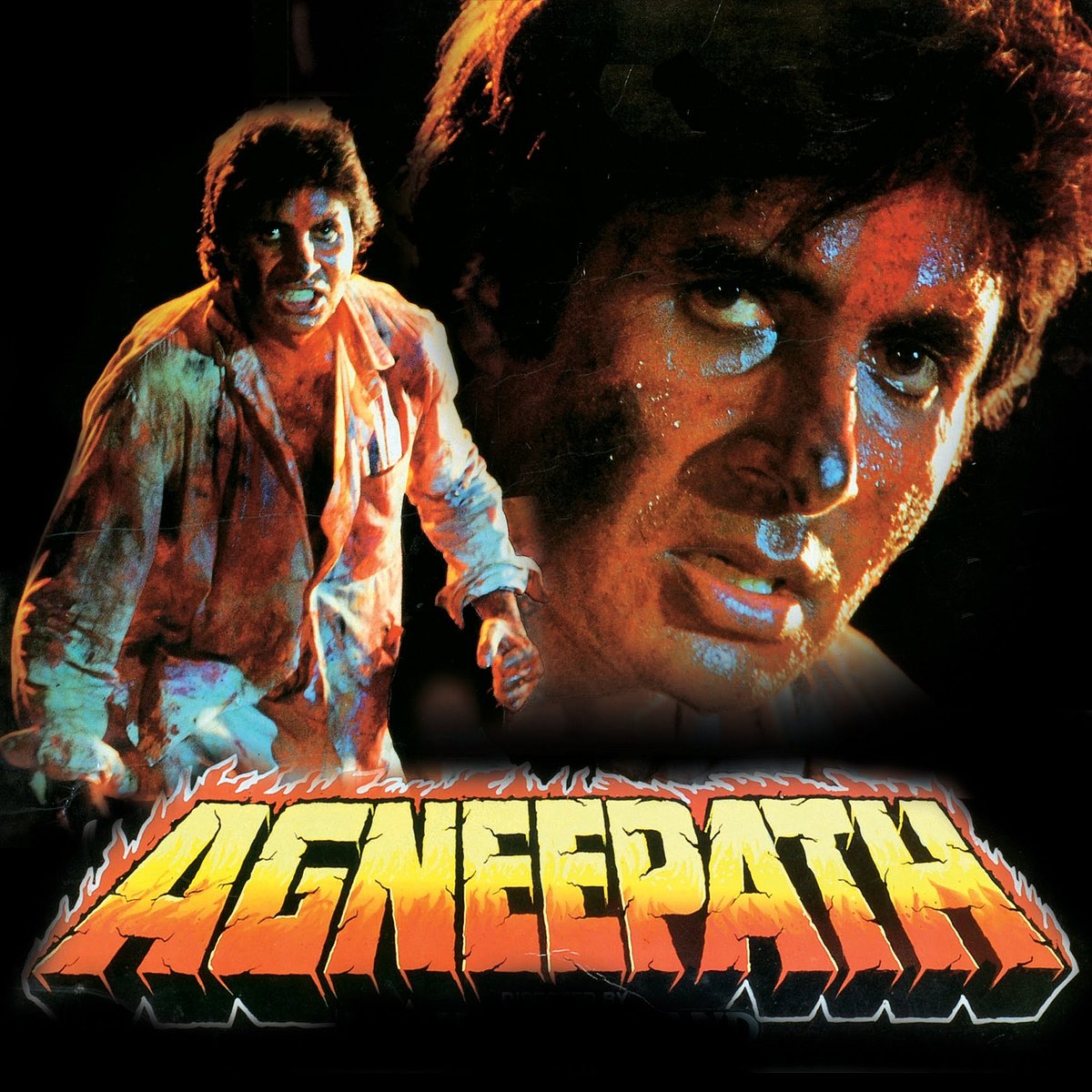 <div class="paragraphs"><p>Film Poster: <em>Agneepath</em> (1990) starring Amitabh Bachchan</p></div>
