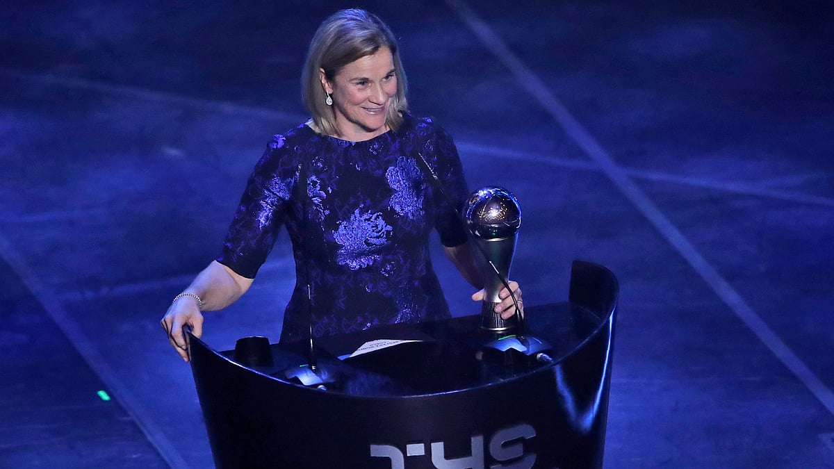 Jill Ellis, then coach of the U.S. women’s soccer team, led the side to  back-to-back World Cup successes. (Photograph: AP/PTI)