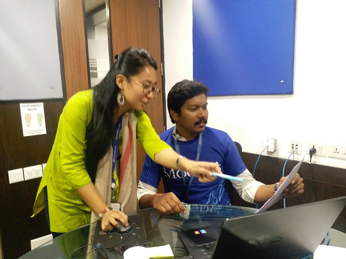 A ‘Read Fest’ organised by Esha volunteers. (Photograph: Esha)