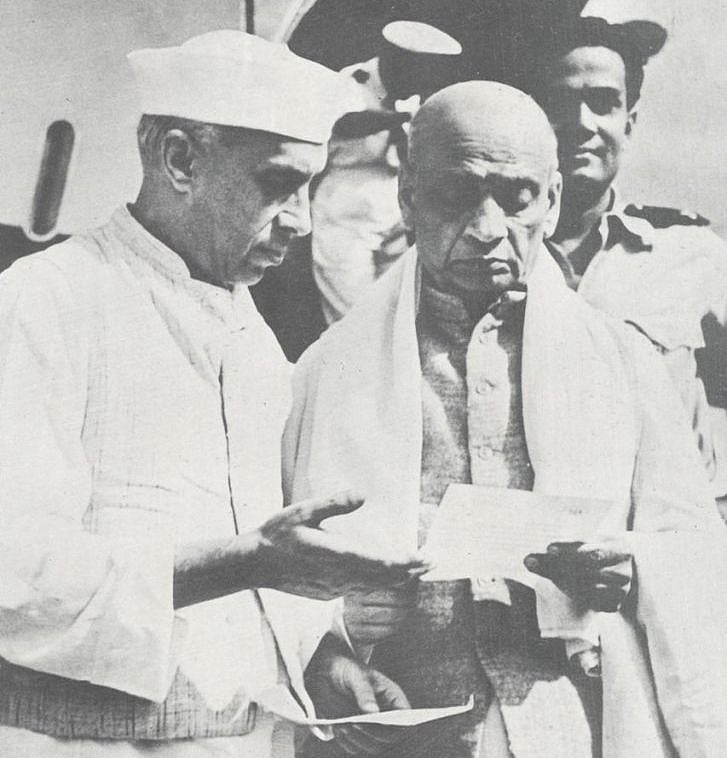 Jawaharlal Nehru and Vallabhbhai Patel. (Photograph: NMML/Government of India)