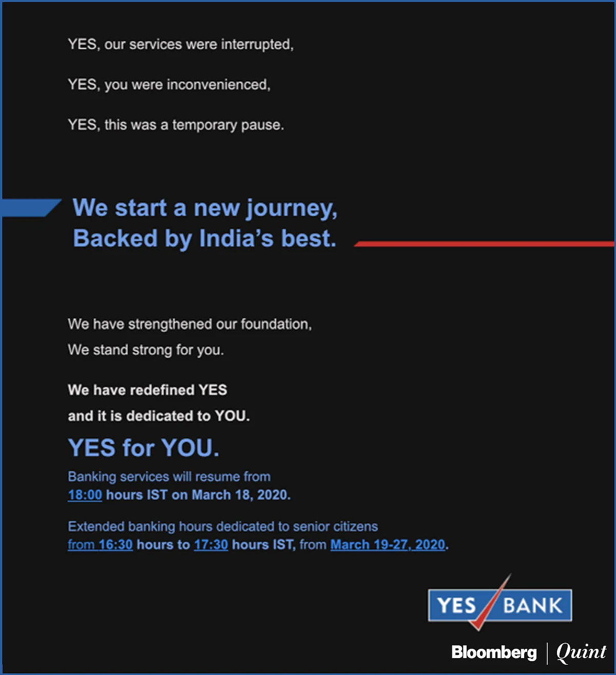 Yes Bank Starts Down The Long Road To Regaining Depositor Trust