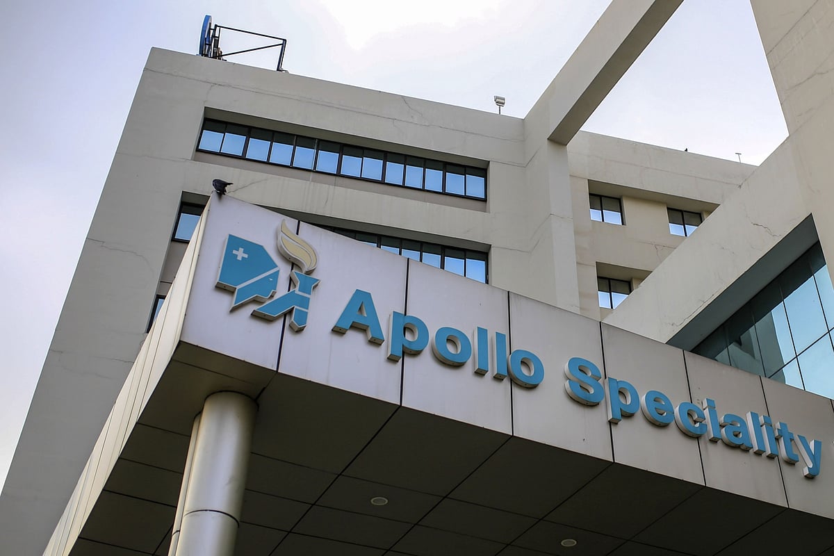 An Apollo Speciality Hospital, operated by Apollo Hospitals Enterprises Ltd., stands in Chennai, India. (Photographer: Dhiraj Singh/Bloomberg)