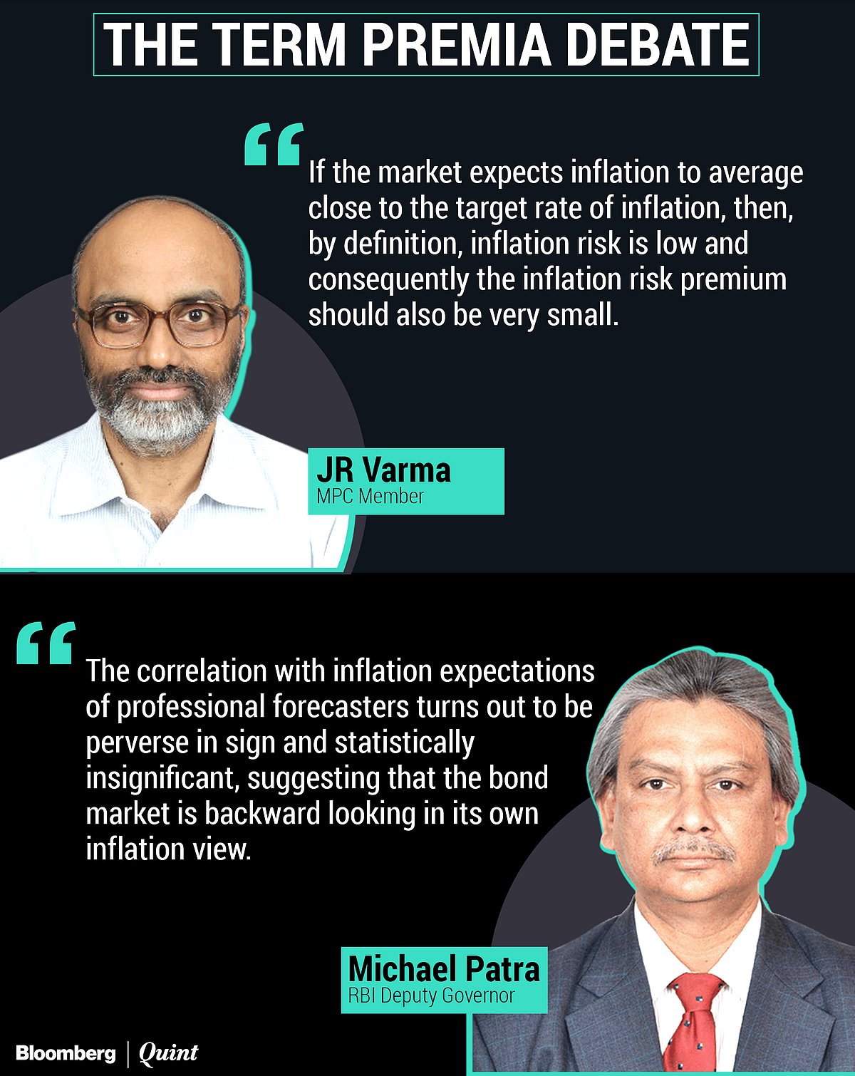 Term Premia Debate: RBI’s Michael Patra Counters JR Varma’s View