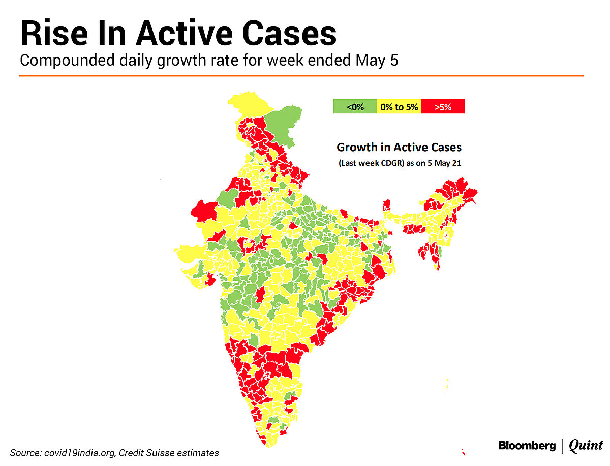 Districts In South India Leading Rise In Active Covid-19 Cases: Credit Suisse