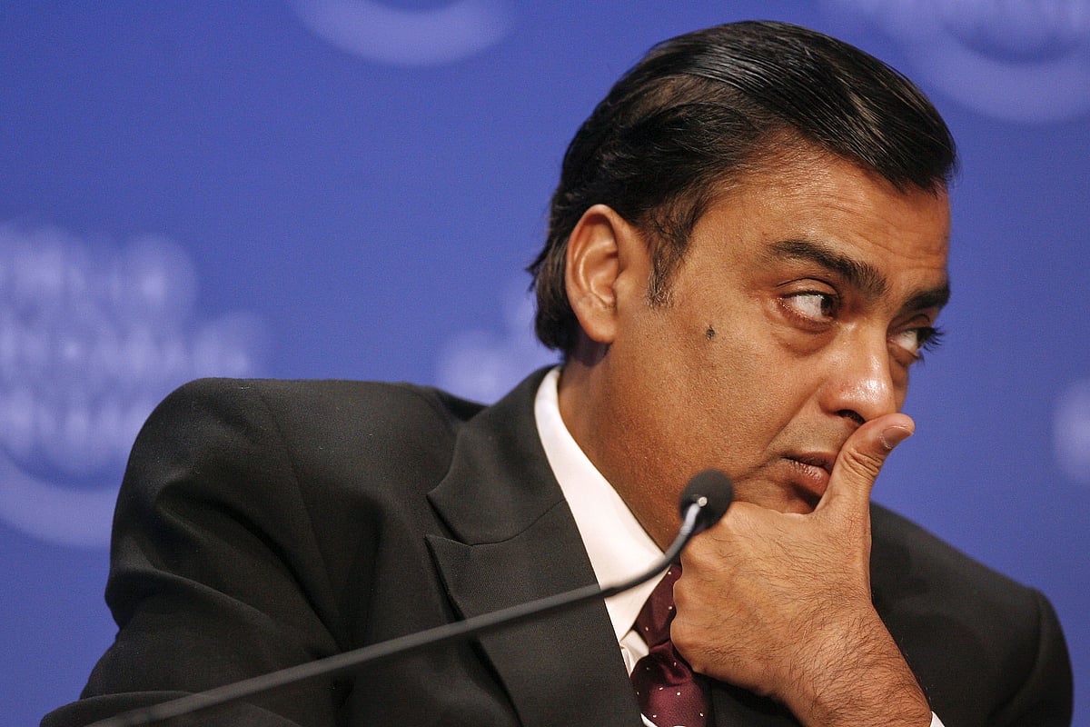 <div class="paragraphs"><p>Mukesh Ambani, chairman of Reliance Industries, in Davos, Switzerland, on Jan. 29, 2009. (Photographer: Adam Berry/Bloomberg)</p></div>