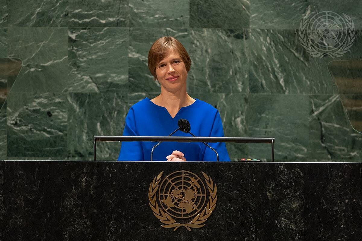 <div class="paragraphs"><p>Estonia President Kersti Kaljulaid. (Source: UN Media)</p></div>