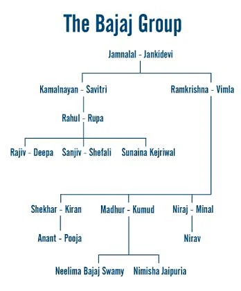 <div class="paragraphs"><p>The Bajaj family tree. (Image: Bajaj Group website)</p></div>