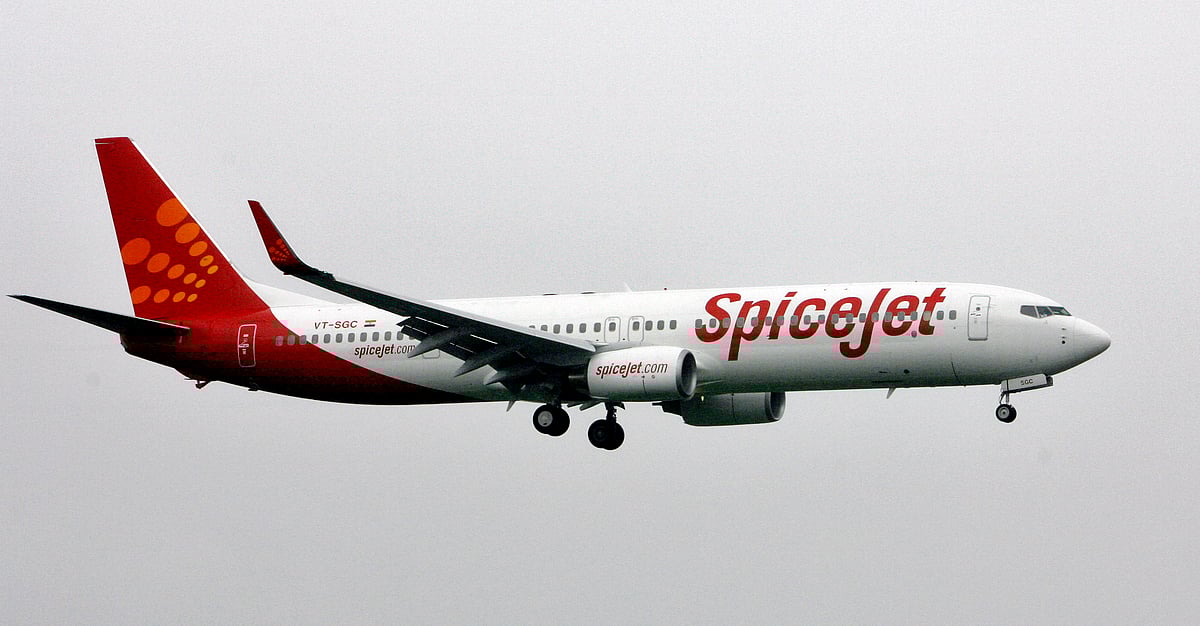 <div class="paragraphs"><p>A SpiceJet aircraft prepares for landing at an airport. (Photo:&nbsp;Punit Paranjpe/Reuters)</p></div>