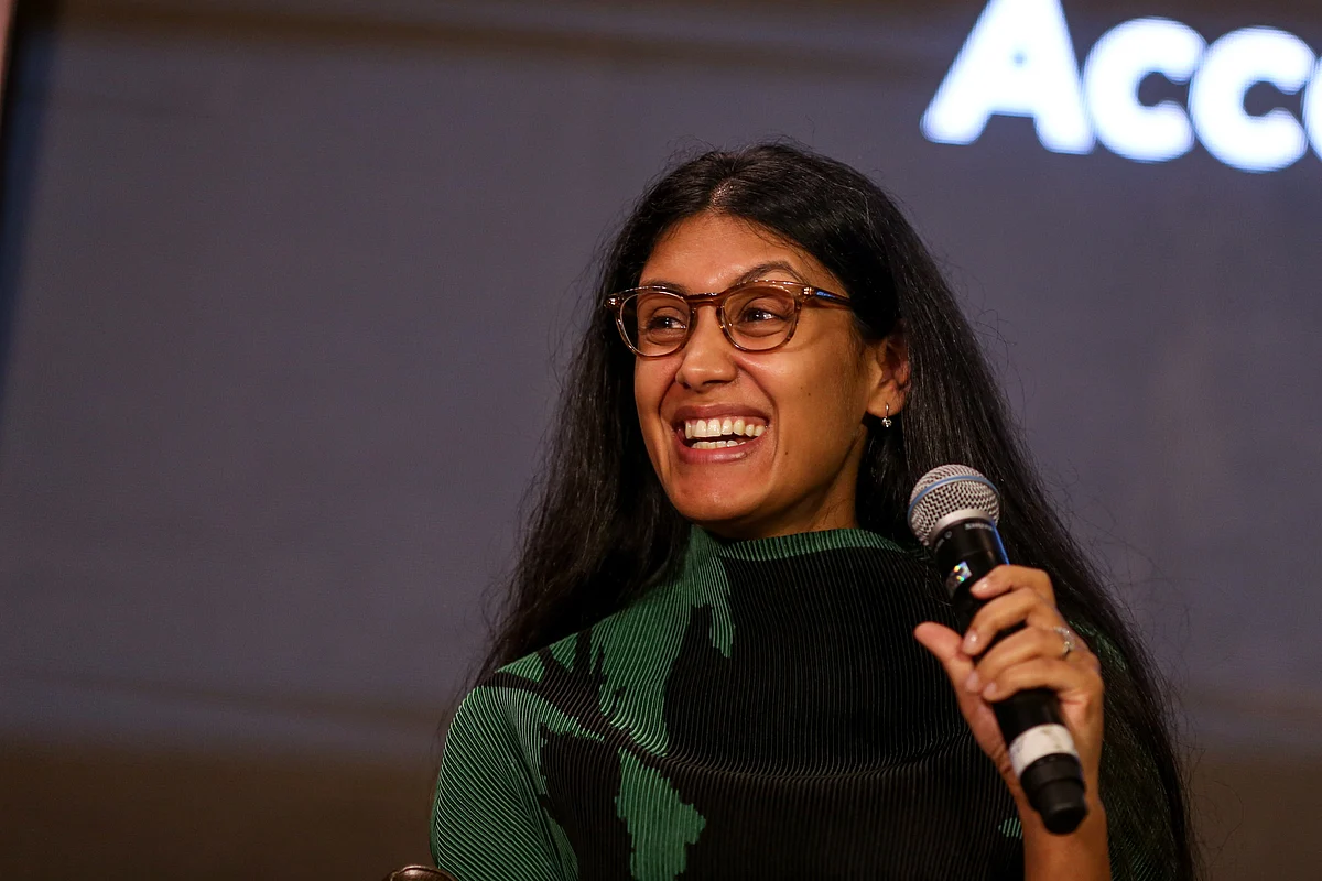 Roshni Nadar Malhotra in Mumbai, on May 12.Photographer: Dhiraj Singh/Bloomberg