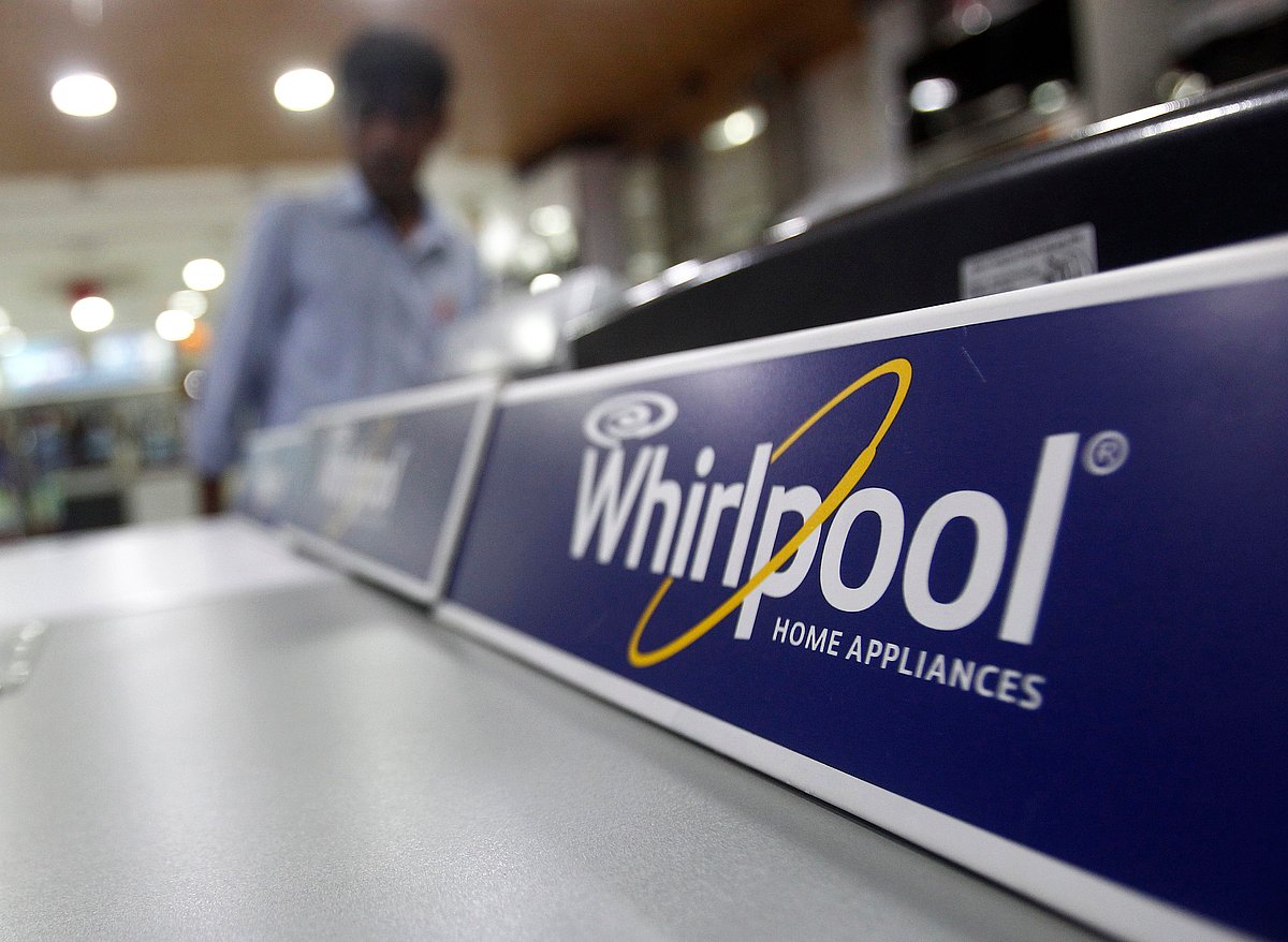 <div class="paragraphs"><p>A Whirlpool washing machine in a store in New Delhi. (Photo: Anindito Mukherjee/Reuters)</p></div>