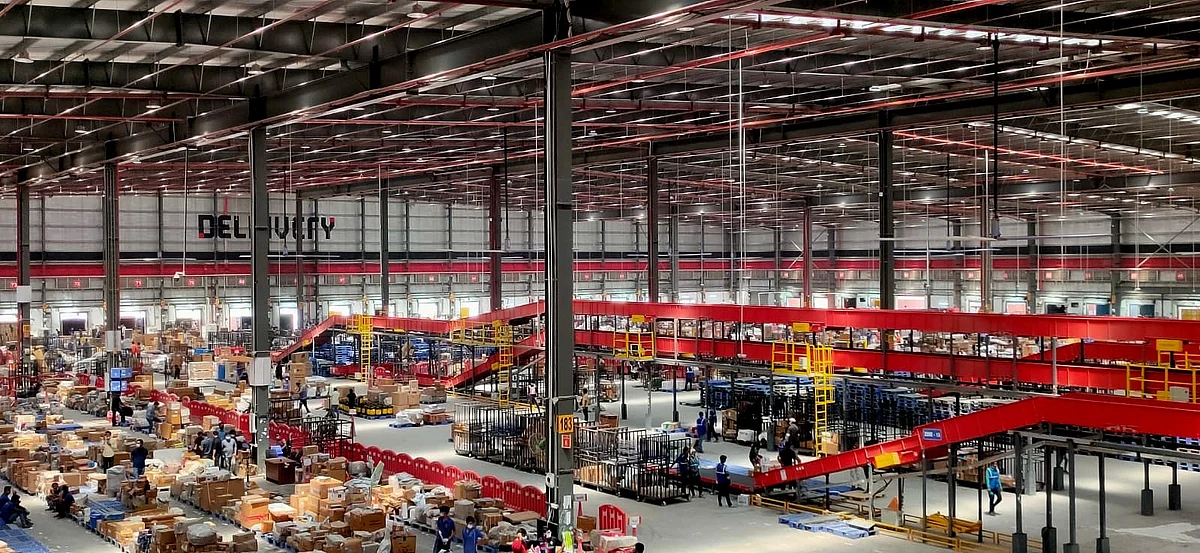 <div class="paragraphs"><p>Delhivery mega-gateway facility at Tauru, Haryana. (Source: Rishabh Bhatnagar/BQ Prime)</p></div>