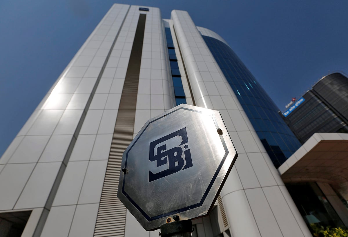 <div class="paragraphs"><p>The logo of SEBI is pictured on the premises of its headquarters in Mumbai, India. (Source: Shailesh Andrade/REUTERS)</p></div>