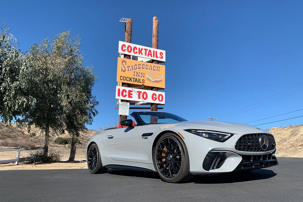 The Mercedes-AMG SL Roadster.Photographer: Hannah Elliott/Bloomberg