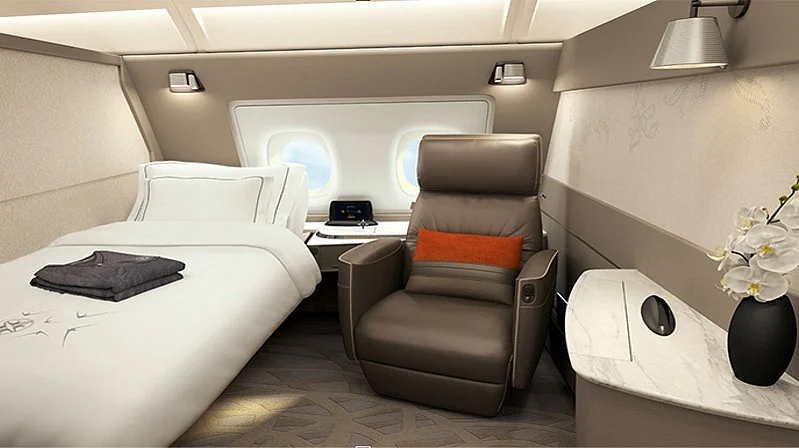 <div class="paragraphs"><p>Singapore Airlines' First Class suites, on the A380. (Promotional photograph: Singapore Airlines)</p></div>