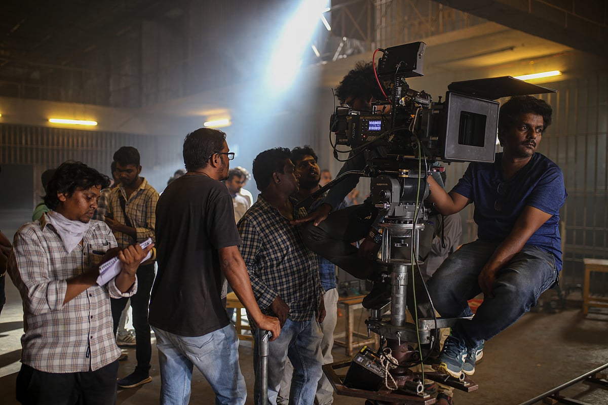 A film set at the Ramoji Film City in Hyderabad in May.Photographer: Dhiraj Singh/Bloomberg