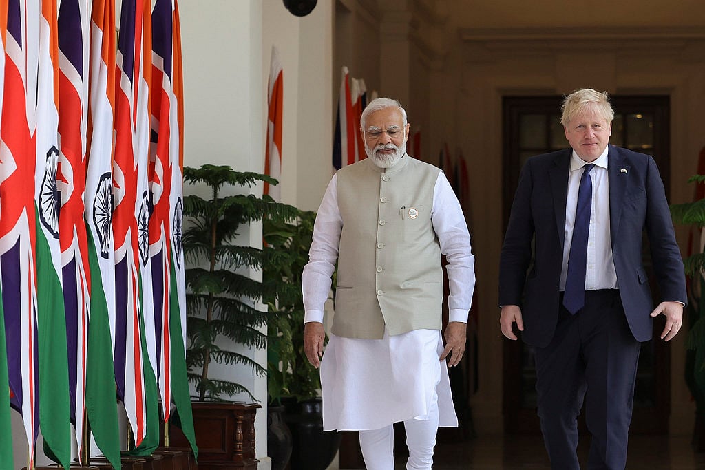 <div class="paragraphs"><p>British Prime Minister Boris Johnson with India Prime Minister Narendra Modi. (Photo:&nbsp;EyePress News/Reuters)</p></div>