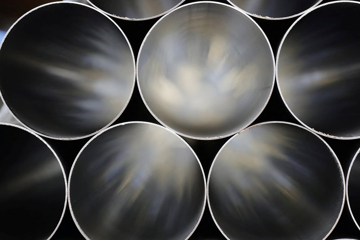 <div class="paragraphs"><p>Stainless steel tubes. (Photo: Christopher Furlong/Reuters)</p></div>