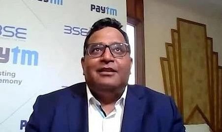 <div class="paragraphs"><p>Paytm's Vijay Shekhar Sharma on listing day. (Source: BQ Prime)</p></div>