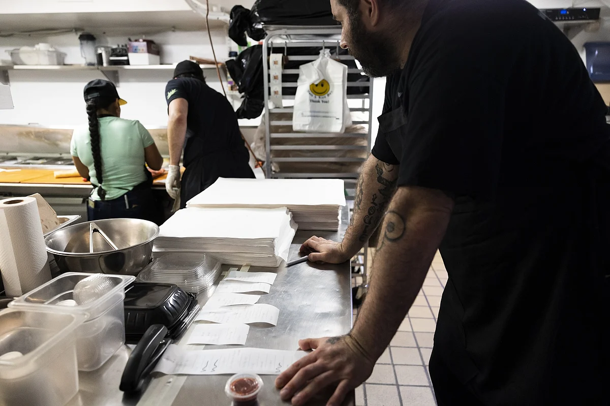 Labor costs are by far the biggest expense for many businesses, especially in service industries.Photographer: Anna Moneymaker/Getty Images