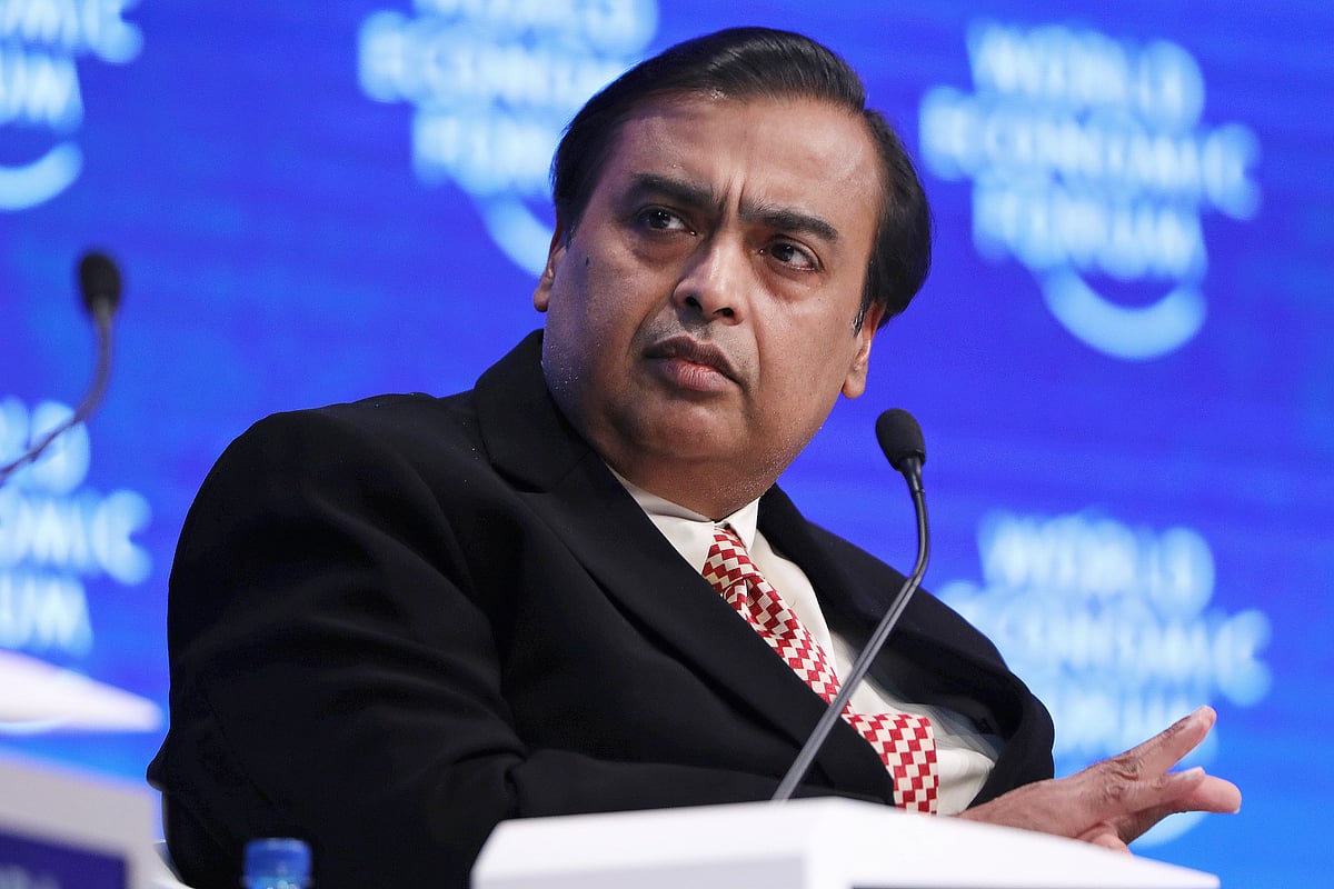 Mukesh AmbaniPhotographer: Simon Dawson/Bloomberg