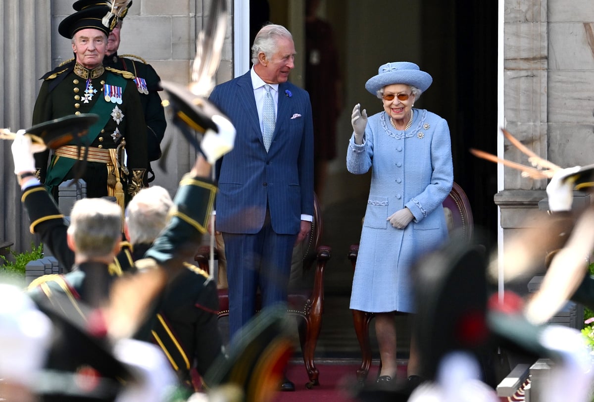 Charles and the Queen in Edinburgh on June 30, 2022.Photographer: Jeff J Mitchell/Getty Images Europe
