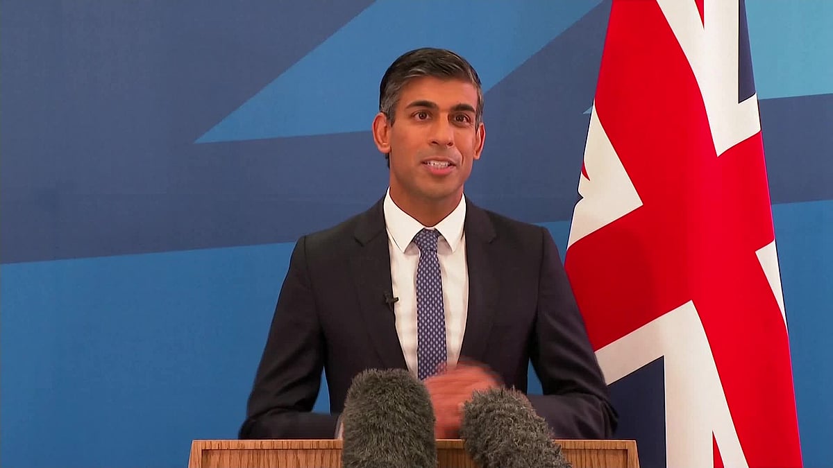 Watch: Rishi Sunak calls for stability and unity.Source: ITN)