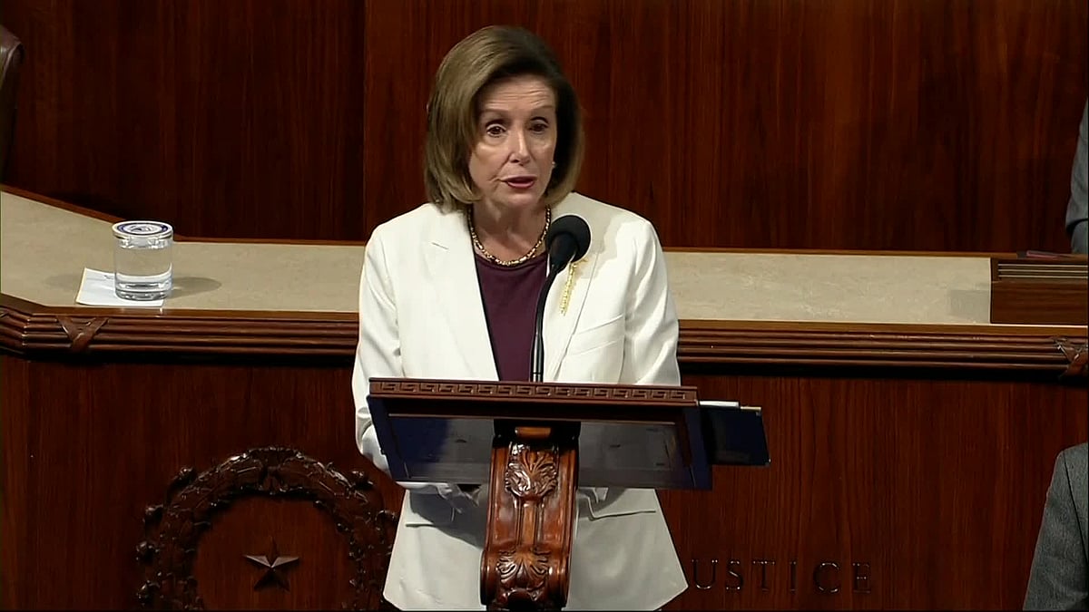 House Speaker Nancy Pelosi announced she will step down as House Democratic leader.Source: Bloomberg
