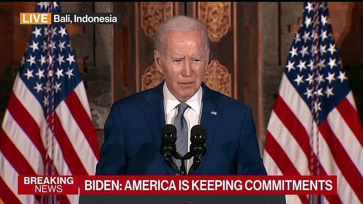 Watch: President Biden says there’s no need for a new “Cold War” with China.Source: Bloomberg